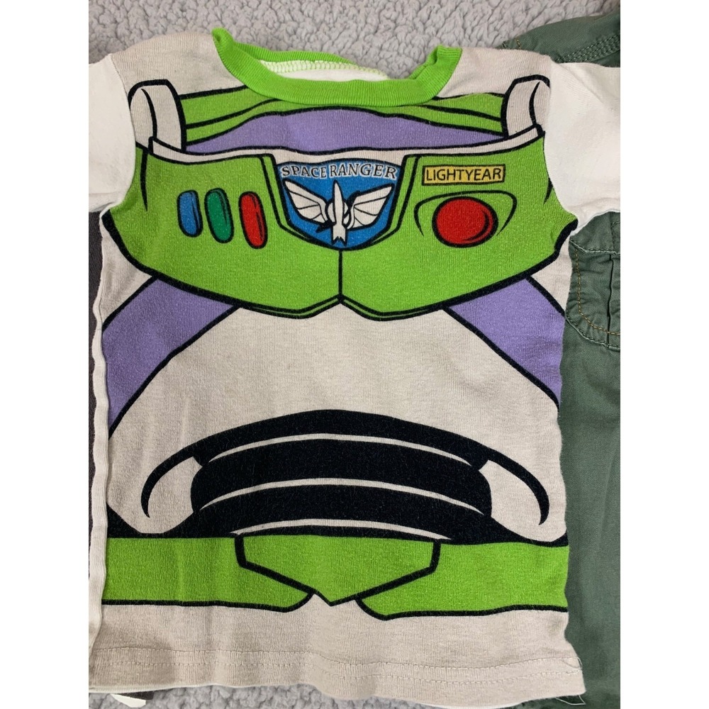 Boys 4T Clothing Bundle Lot 12pc Pajamas Shirts Spider-Man Paw Patrol Buzz Light - Picture 3 of 10